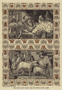 Den rige mands fest og den fattiges lam af Louis John Rhead