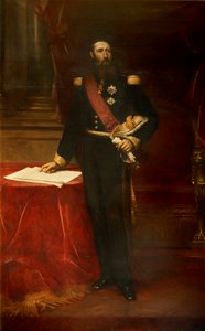 Portræt af Leopold II 1835-1909, konge af belgierne, ca. 1870.