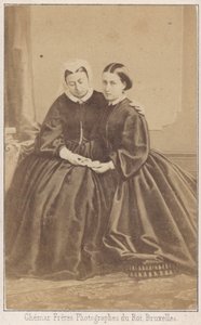 Dronning Victoria og hendes datter af Louis Joseph Ghemar
