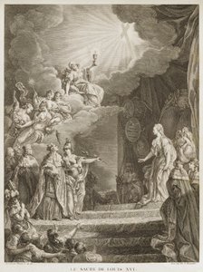 Kroningen af Ludvig XVI af Louis Joseph I Masquelier