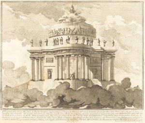 Temple of Minerva, til "Chinea" Festival
