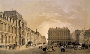 Louvre af Louis Jules (after) Arnout