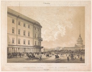 Se på Admiraliteitspladsen i Sint-Petersburg Place de l
