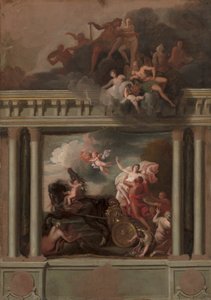 The Rape of Proserpine, design til trappen til Devonshire House, London
