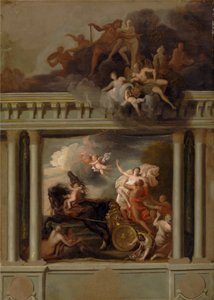 The Rape of Proserpine, design til trappen i Devonshire House, London