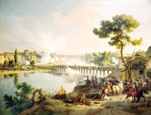 Slaget ved Lodi (1796) af Louis Lejeune
