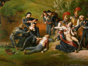 Dominique Larrey, chefkirurg i den franske hær (maleri på lærred) af Louis Lejeune