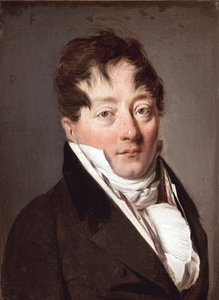Portræt af Alexandre Balthazar Laurent Grimod de la Reyniere (1758-1837) af Boilly, Louis-Leopold (Louis Leopold) (1761-1845), - Olie på lærred, 22x17 - Musee Marmottan Monet, Paris af Louis Leopold Boilly