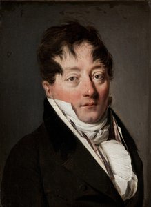 Portræt af Alexandre Balthazar Laurent Grimod de la Reynière 1758-1837 af Louis Leopold Boilly
