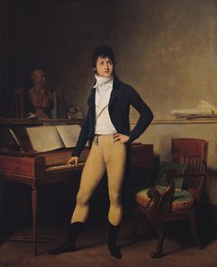 Portræt af komponisten François-Adrien Boieldieu 1775-1834, 1800 af Louis Leopold Boilly