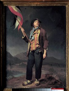 Portræt af sangeren Simon Chenard af Louis Leopold Boilly