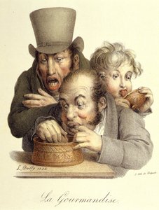 Seven Deadly Sins: Gourmandise af Boilly af Louis Leopold Boilly