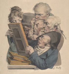 Kunstkenderne, 1823-28. af Louis Leopold Boilly