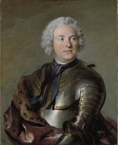 Charles Gustave de Tessin, svensk aristokrat og politiker - Portræt af Carl Gustaf Tessin (1695-1770), af Tocque, Louis (1696-1772). olie på lærred af Louis Tocqué