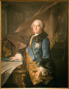 Portræt af Abel Francois Poisson, Marquis de Marigny (1727-1781), Superintendent for Kongens Bygninger, Oliemaleri på lærred af Louis Tocque (1696-1772). Fotografi, KIM Youngtae, Paris, Musee Carnavalet.