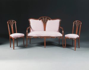 Mahogni Salon Suite, ca. 1900