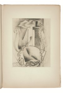 Side fra Indicateur des chemins de cœur Paris, udgivet af Jeanne Bucher af Louis Marcoussis