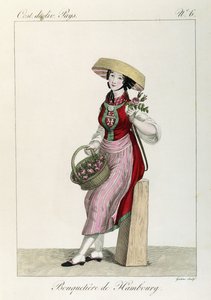 Hamborg damekostume af Louis Marie (after) Lante