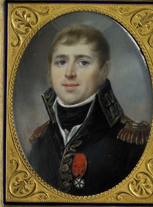 Carel Hendrik Ver Huell (1764-1845), viceadmiral for den bataviske flåde og minister for flåden i den bataviske republik, dekoreret med Æreslegionens officerskors, tildelt ham i 1804 af Louis Marie Sicard