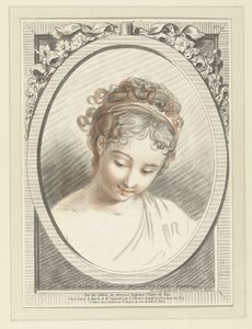 Buste af en ung kvinde Tete de femme af Louis Marin Bonnet