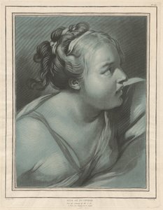 Tête de Putiphar Leder af Potifars kone, 1773. af Louis Marin Bonnet