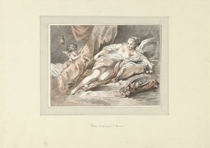 Venus bliver overrasket af Amor Venus overraskelse af l