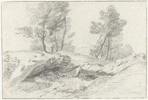Grotte delle Capre aan de grens nær Nemorosa en Fredda Rejse til Italien, Sicilien og Malta - 1778 (serietitel) af Louis Mayer
