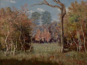 Efterårslandskab, 1889. af Louis Michel Eilshemius
