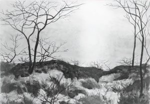 Blå Landskab, ca. 1896-1899. af Louis Michel Eilshemius