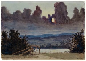 Mørke skyer, ca. 1901. af Louis Michel Eilshemius