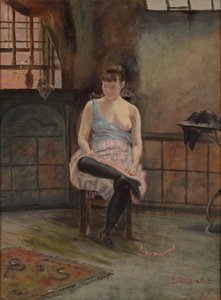 Figur siddende af Louis Michel Eilshemius