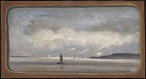 New York havn af Louis Michel Eilshemius