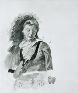 Kvindeskikkelse, 1886. af Louis Michel Eilshemius
