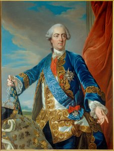Portræt af Ludvig XV af Louis Michel van Loo
