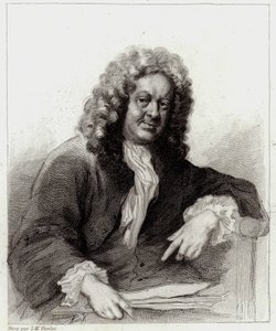 Nicolas-Henri Tardieu af Louis Michel van Loo