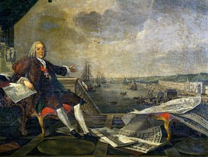 Portræt af Sebastiao Jose de Carvalho e Melo af Louis Michel van and Vernet Claude Joseph Loo