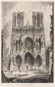 Reims Katedral, Facade af Louis Orr
