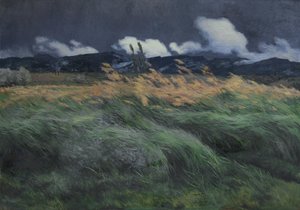 Landskab af Louis Patru (signed by artist)