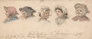 Hovedkjoler i Covent Garden af Louis Philippe Boitard