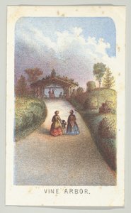 Vine Arbor, fra serien, Views in Central Park, New York, del 3, 1864.