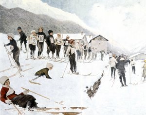 Skiundervisning for børn