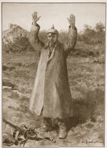 Kamerad.. Undskyld! Hands-up metode til tysk overgivelse af Louis Remy Sabattier