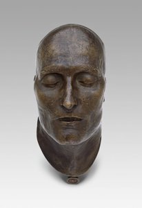 Napoleons dødsmaske, modelleret 1821 støbt 1833 af Louis Richard