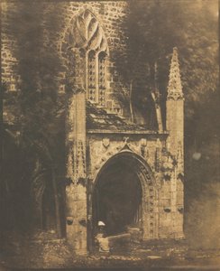 Fountain of Notre-Dame ved Saint-Brieuc, Bretagne, ca. 1853.