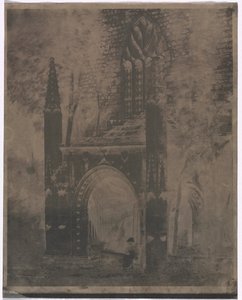 Fountain of Notre Dame ved Saint-Brieuc, Bretagne, ca. 1853.