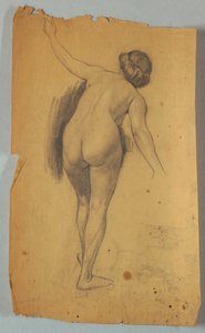 Studie af nøgen figur