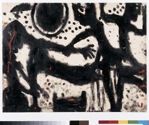 Det fatale blå mærke, 1939 (blæk og gouache på papir)