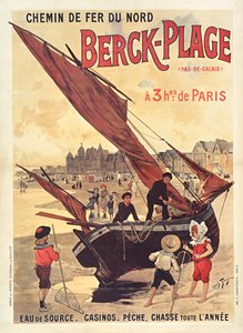nordlige jernbaner. Berck-Plage, ca. 1910.