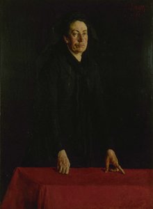 Portræt af Louise Michel 1830-1905, 1882.