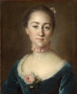 Portræt af konessen Ekaterina Golovkina, 1757